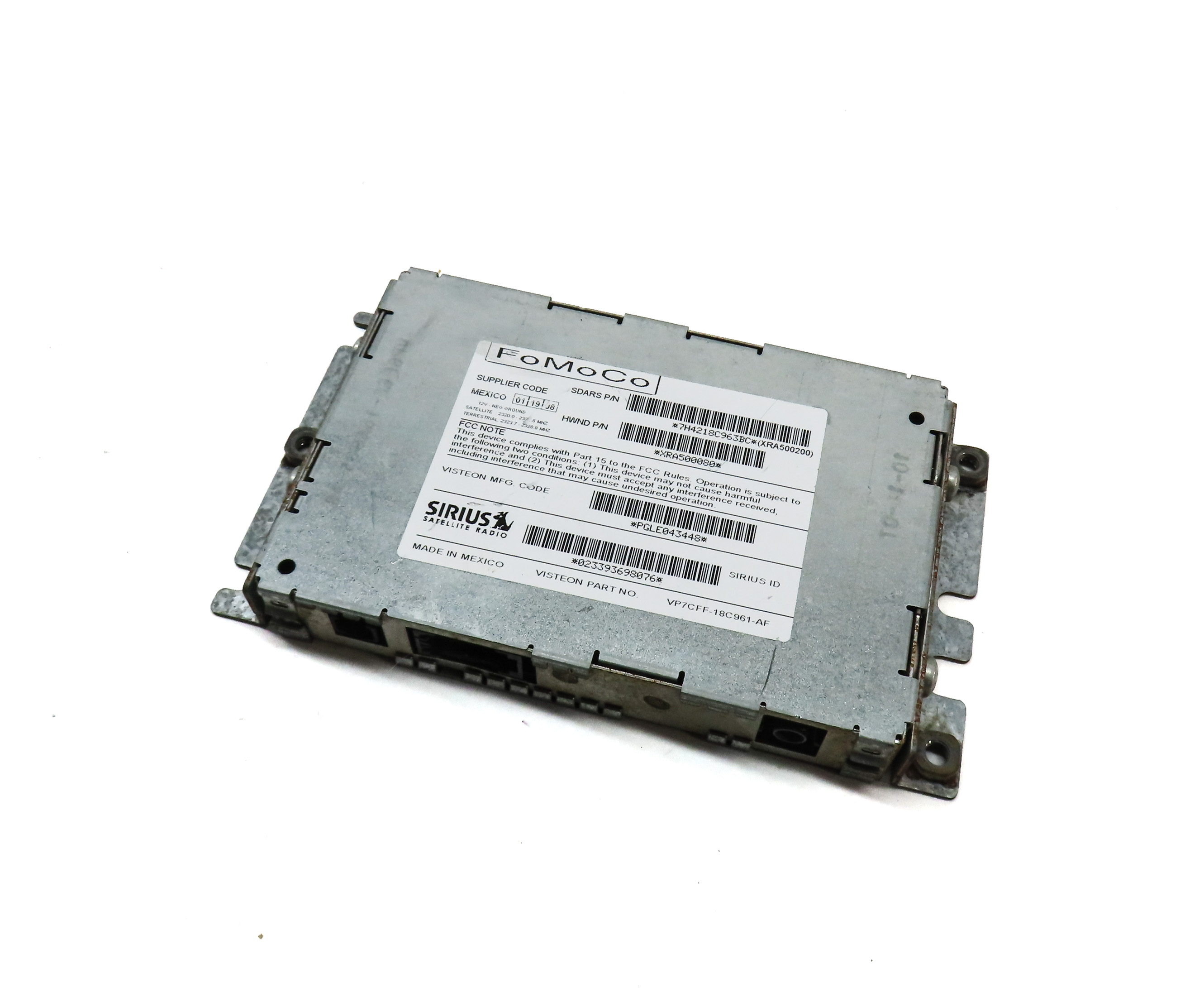 2007-2012 LR3 RANGE ROVER SPORT (L320) SIRIUS SATELLITE RADIO RECEIVER MODULE — exact item pictured